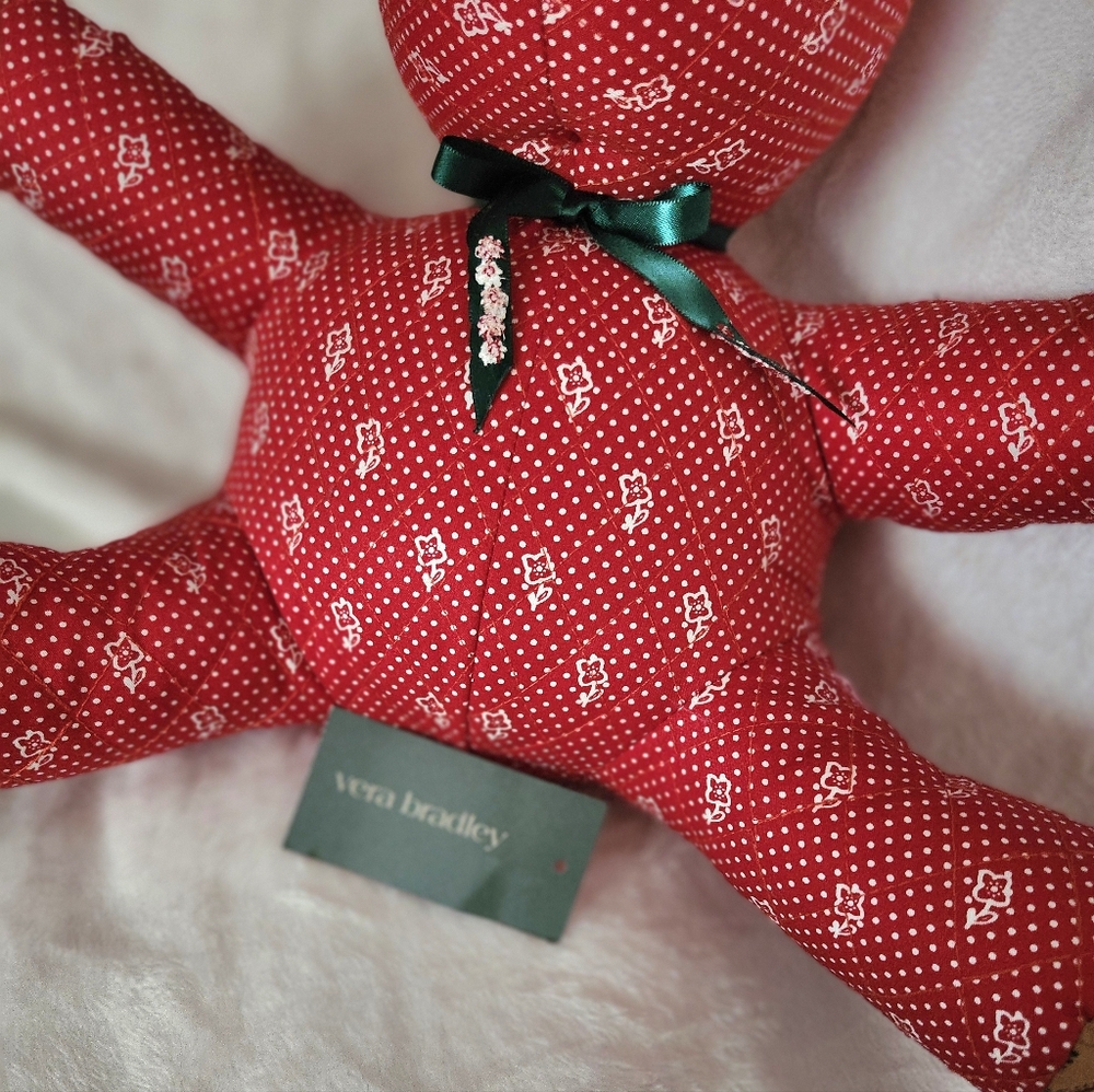 Vera Bradley Dotty Floral Teddy Bear ๐งธ - Picture 8 of 10